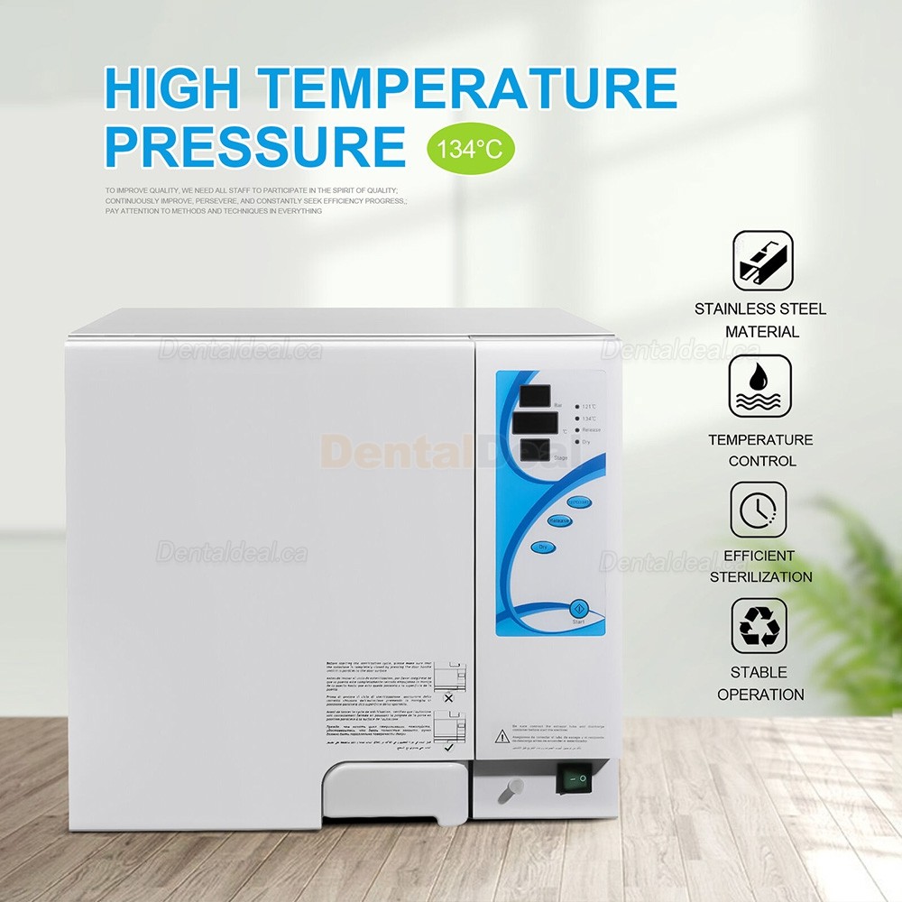 23L Table top Dental Autoclave Steam Sterilizer Class N with Drying Function